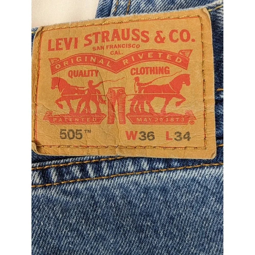 Men's Levi's 505 Jeans‎ Size 36/34